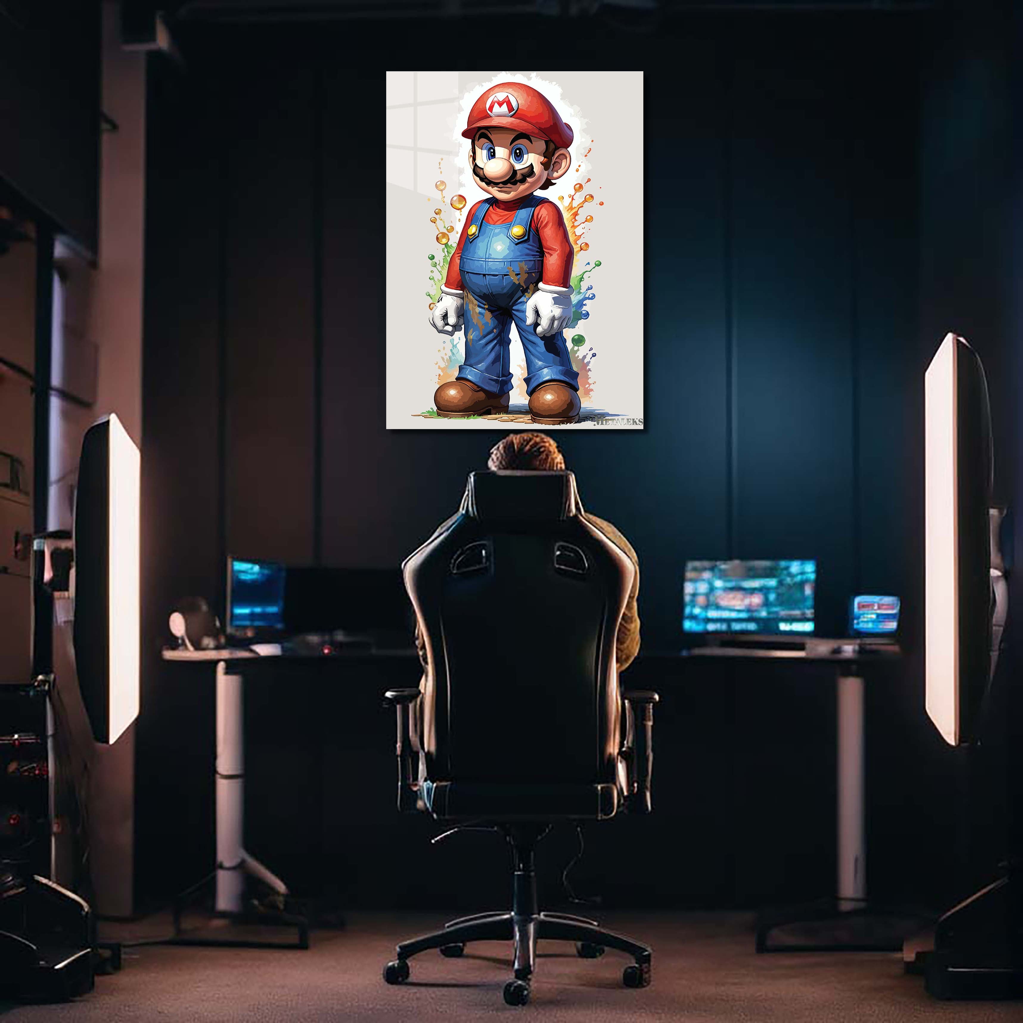 Mario on Art-designed by @Grafity Artistry