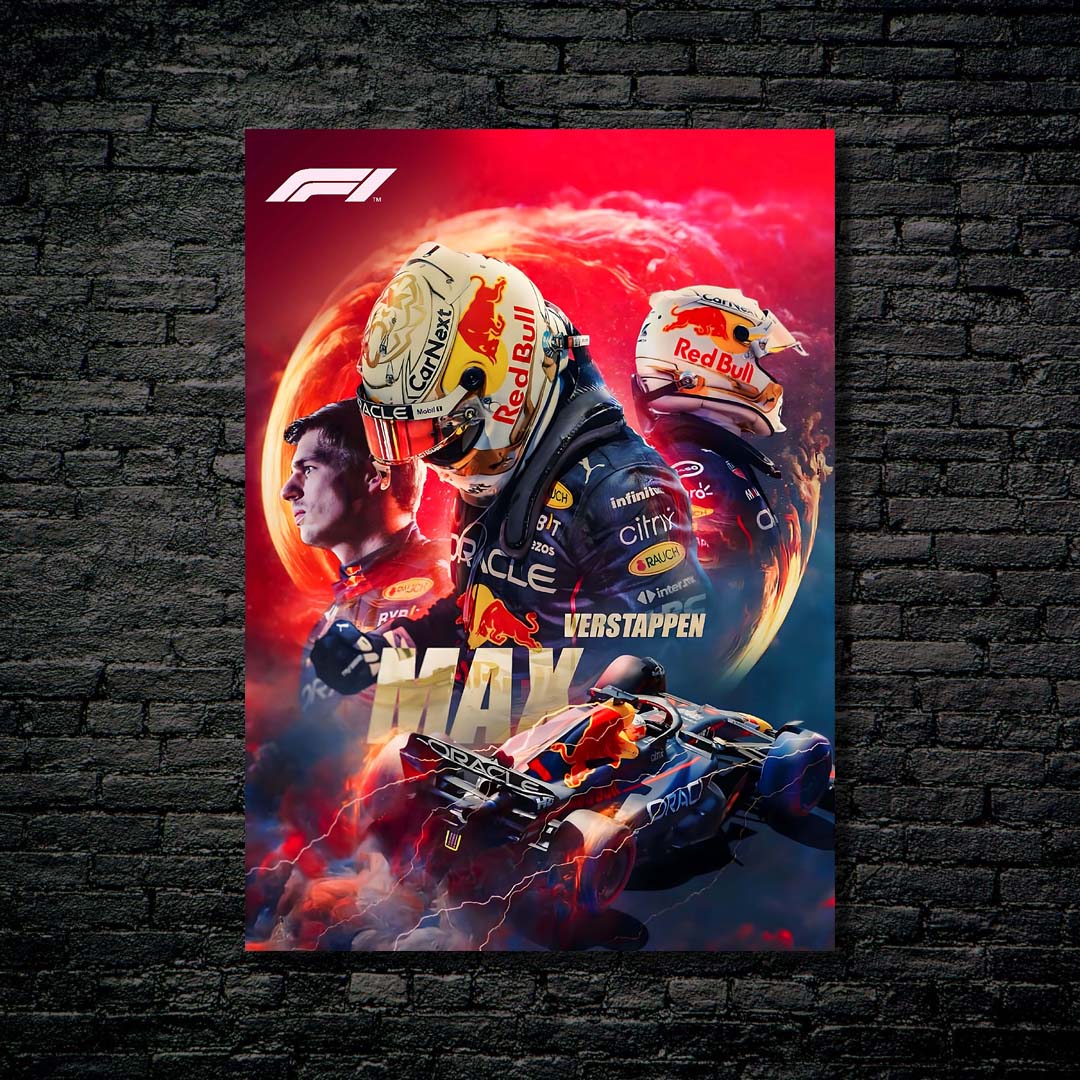 Max Verstappen Formula 1-designed by @My Kido Art