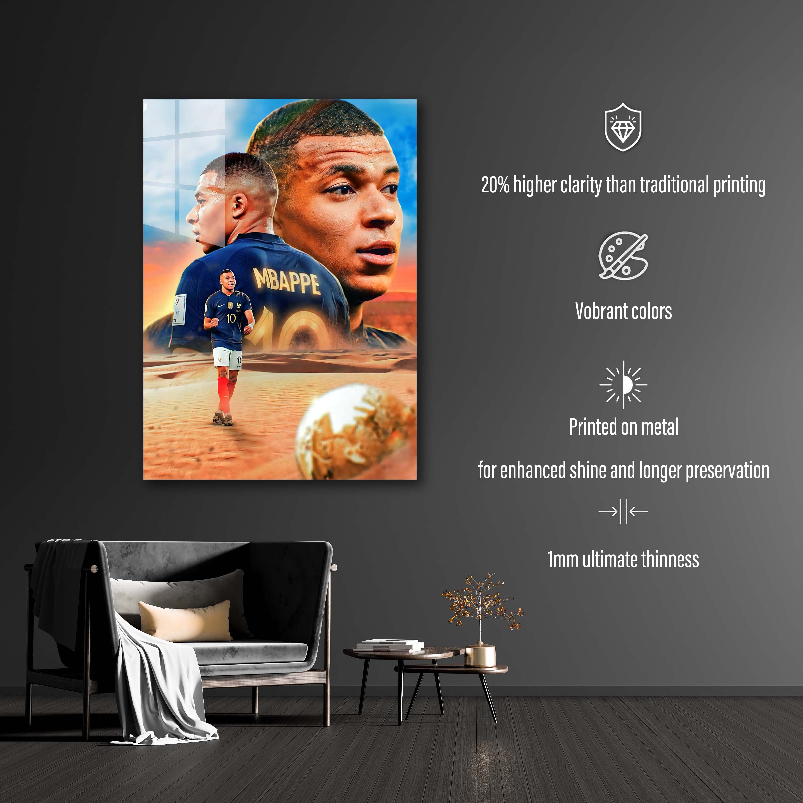 Mbappe 10-designed by @My Kido Art