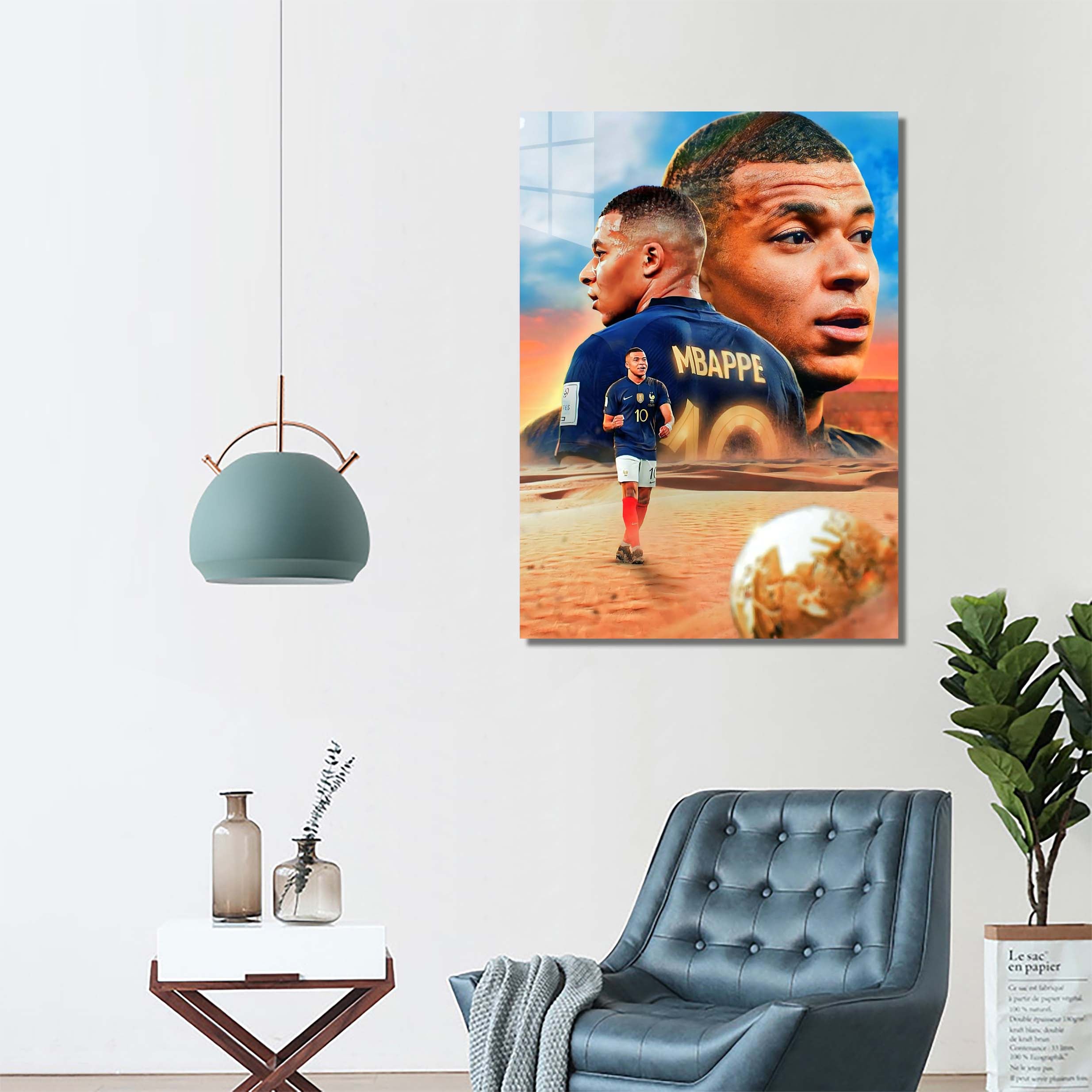 Mbappe 10-designed by @My Kido Art