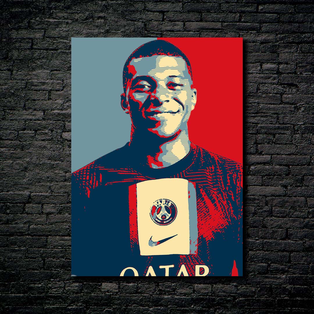 Mbappe Hope Style-designed by @My Kido Art