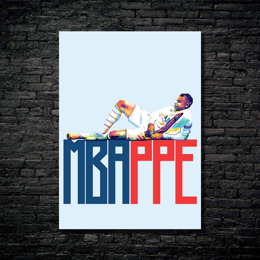 Mbappe WPAP popart-designed by @Agil Topann