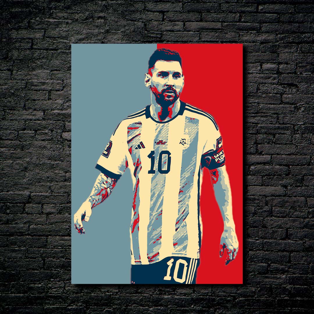 Messi Hope Style-designed by @My Kido Art