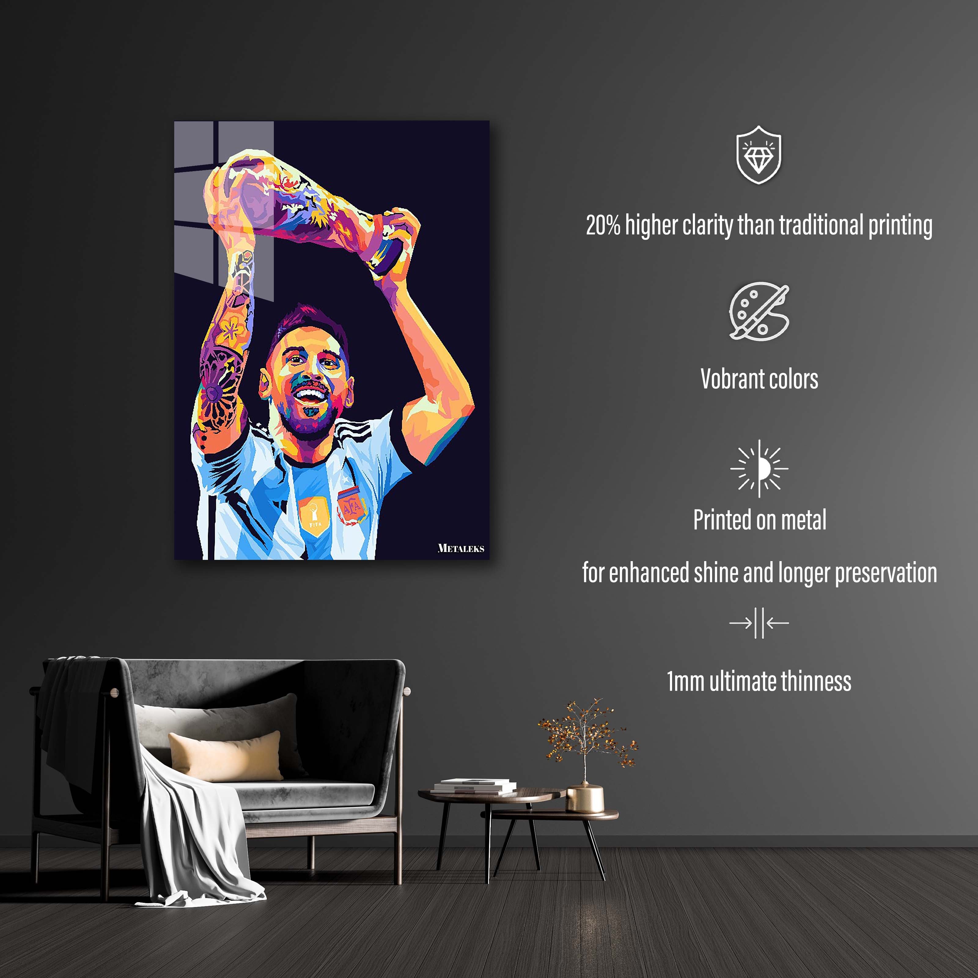 Messi In Wpap Style-designed by @Azlan Xavier