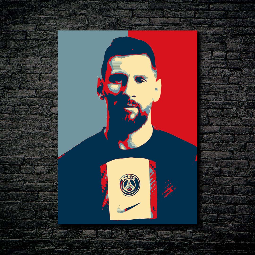 Messi PSG Hope-designed by @My Kido Art