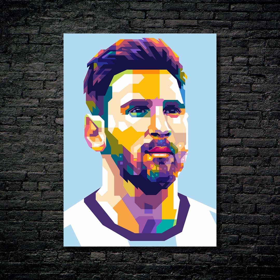 Messi WPAP -designed by @Agil Topann