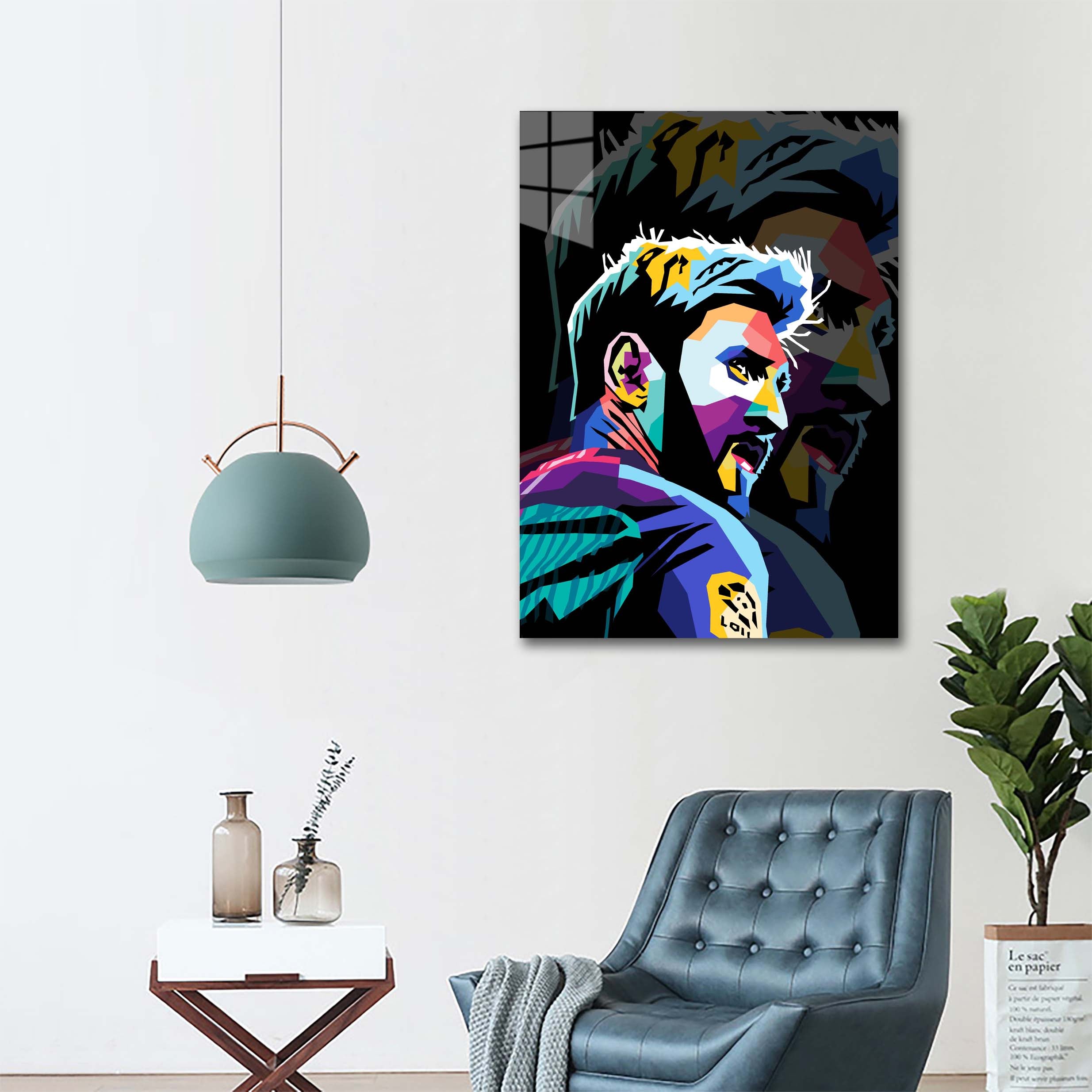 Messi pop art-designed by @Dayo Art