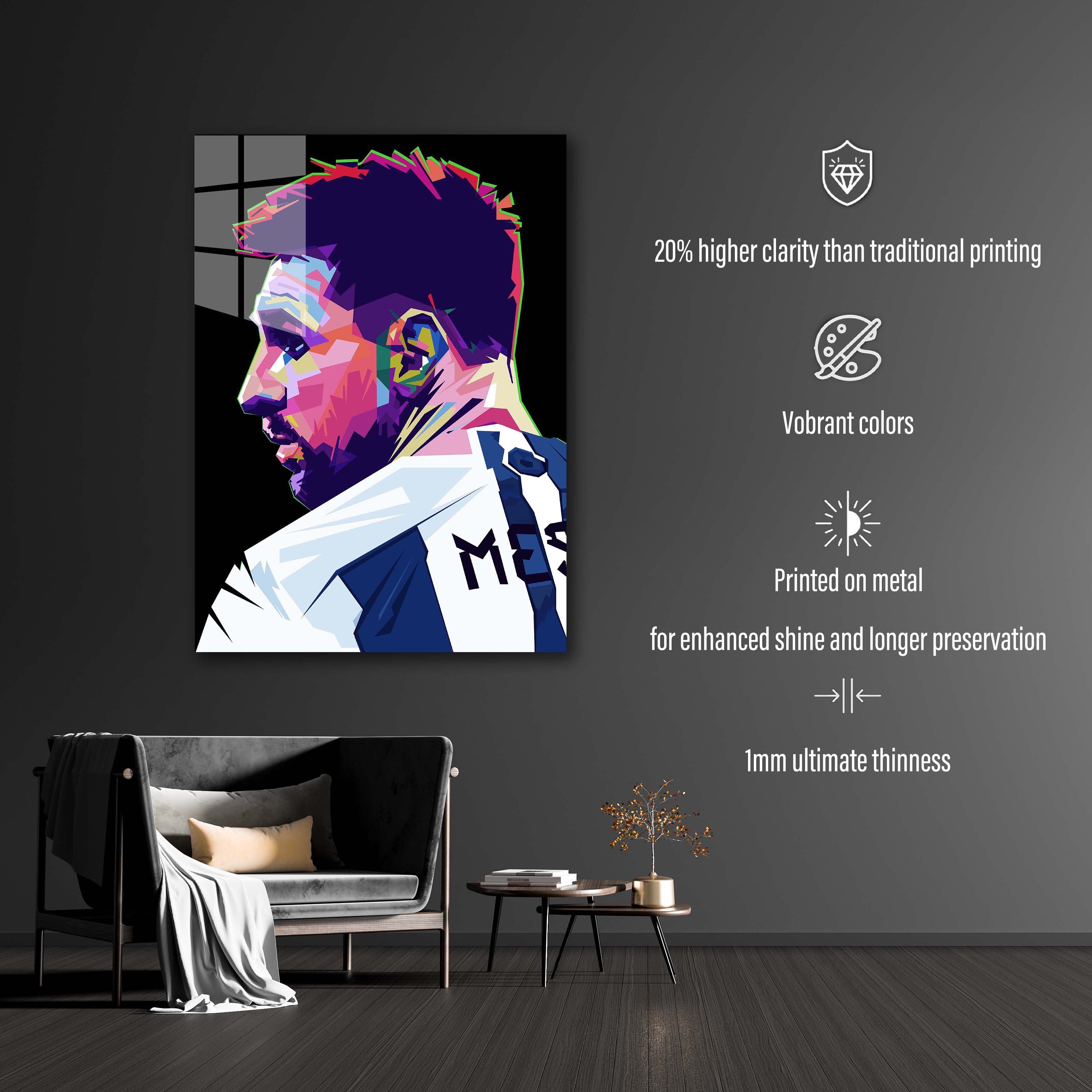 Messi wpap style-designed by @KAVIE