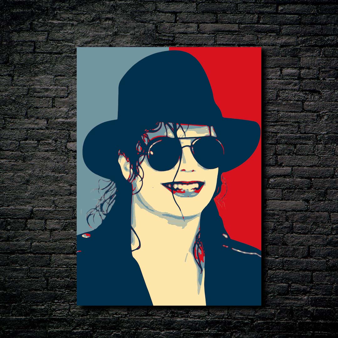 Michael Jackson Hope-designed by @My Kido Art