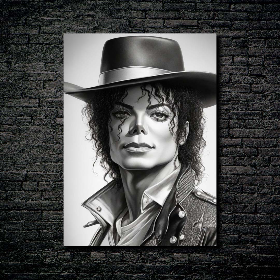 Michael Jackson Portrait-Artwork by @VICKY