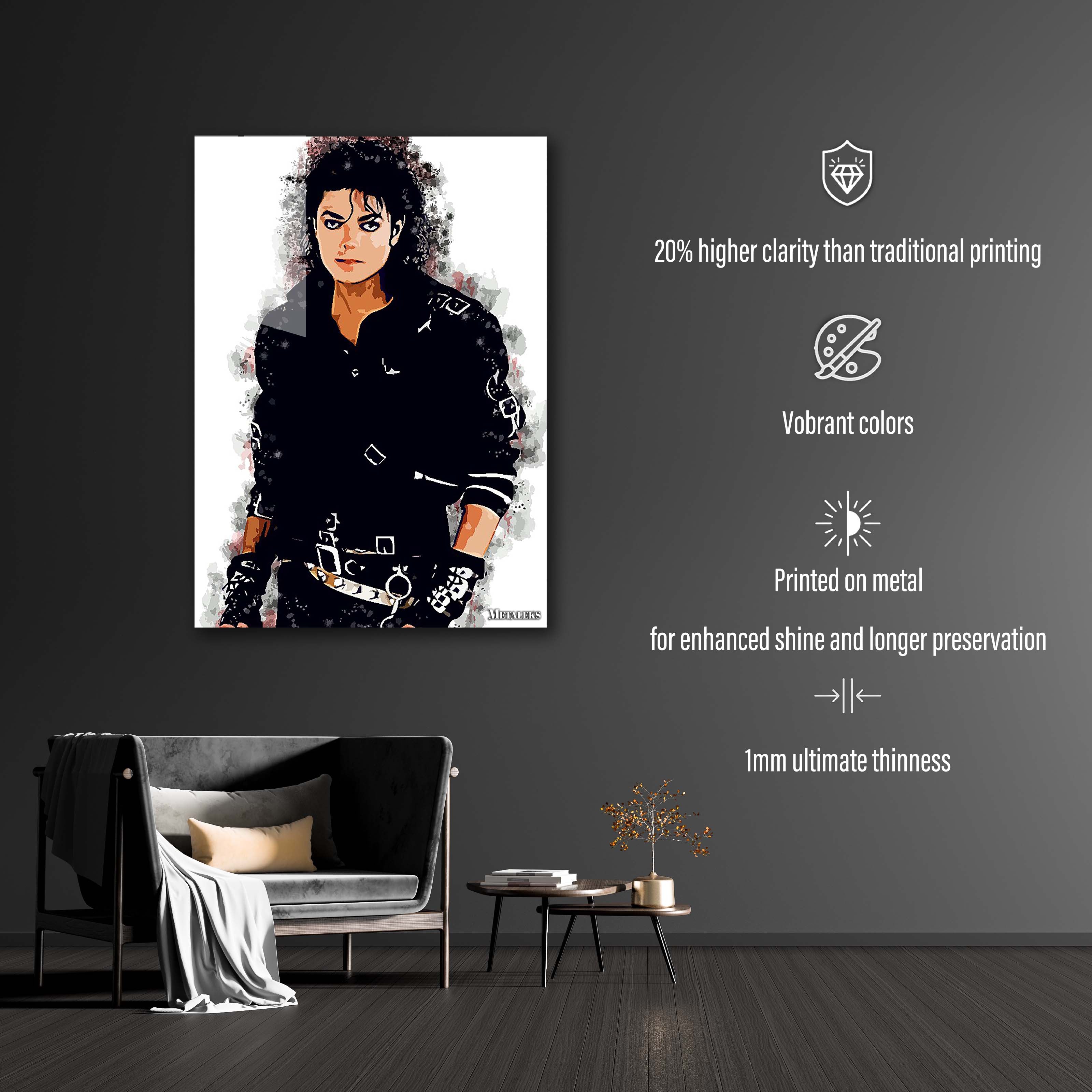 Michael Jackson wpap style-designed by @Nadhifsaoqi