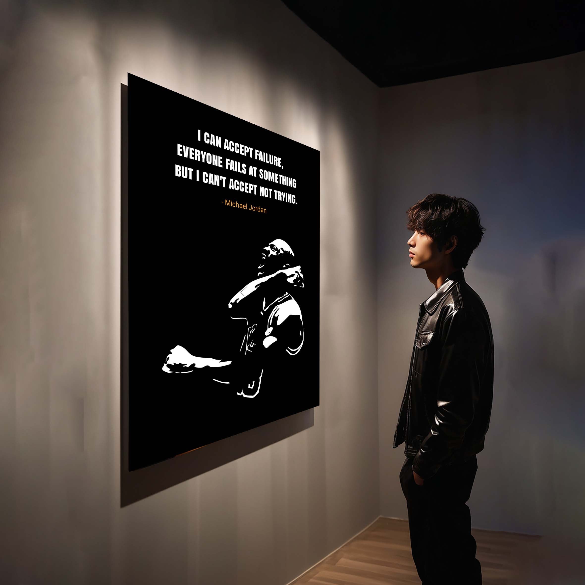 Michael Jordan quotes -designed by @Pus Meong art