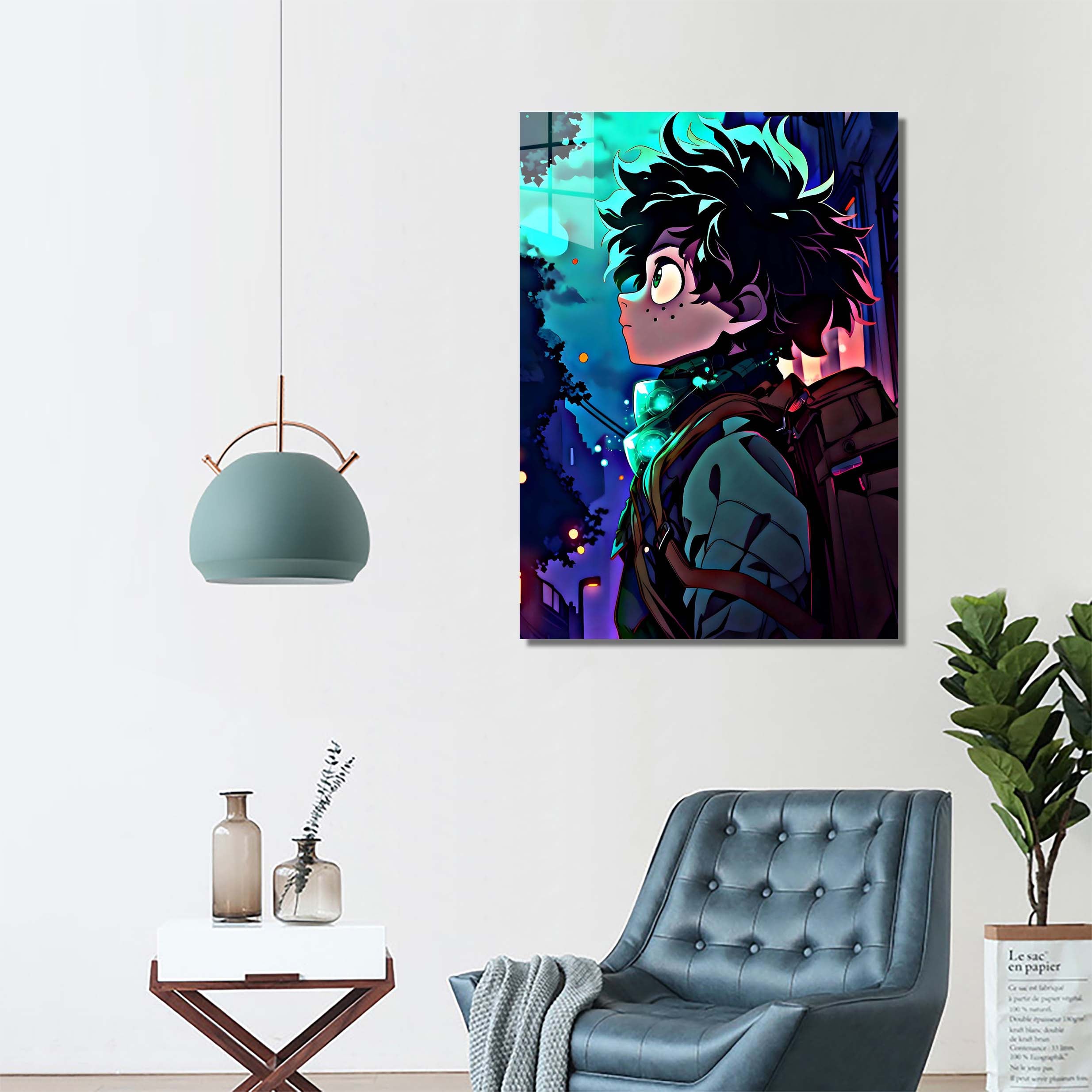 Midoriya Izuku in night MHA