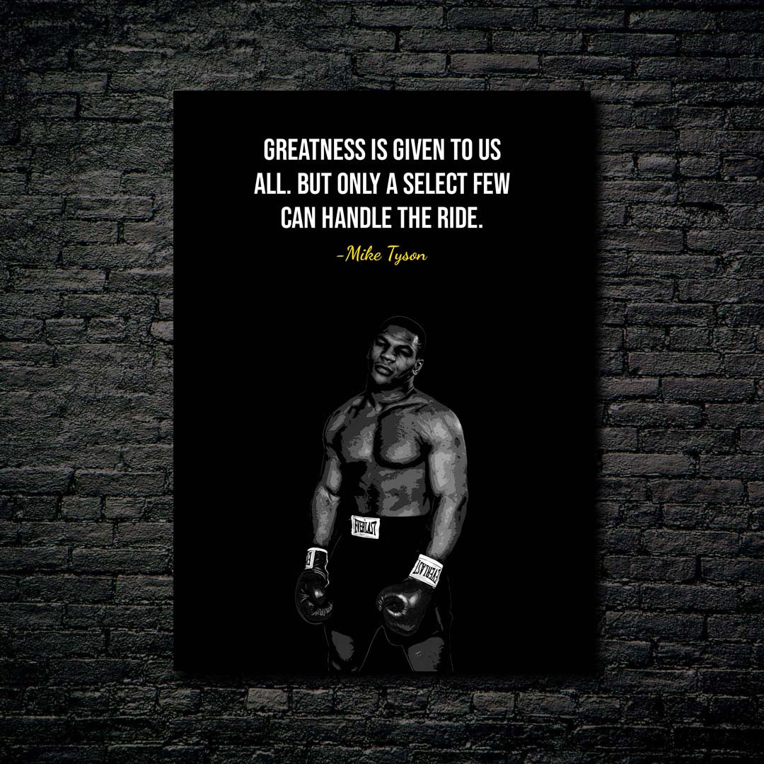 Mike Tyson Boxing quotes -designed by @Pus Meong art