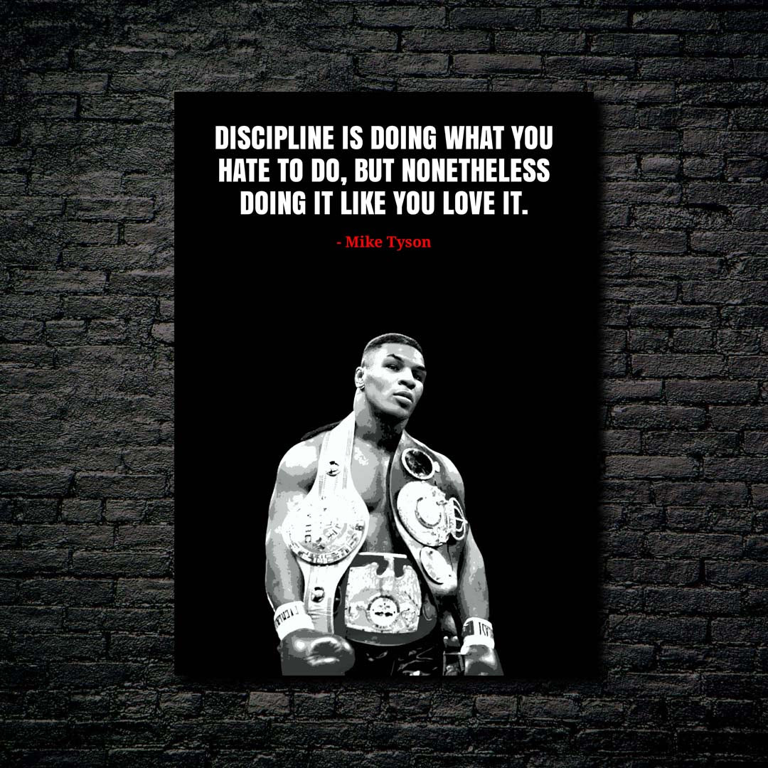 Mike Tyson quotes -designed by @Dayo Art