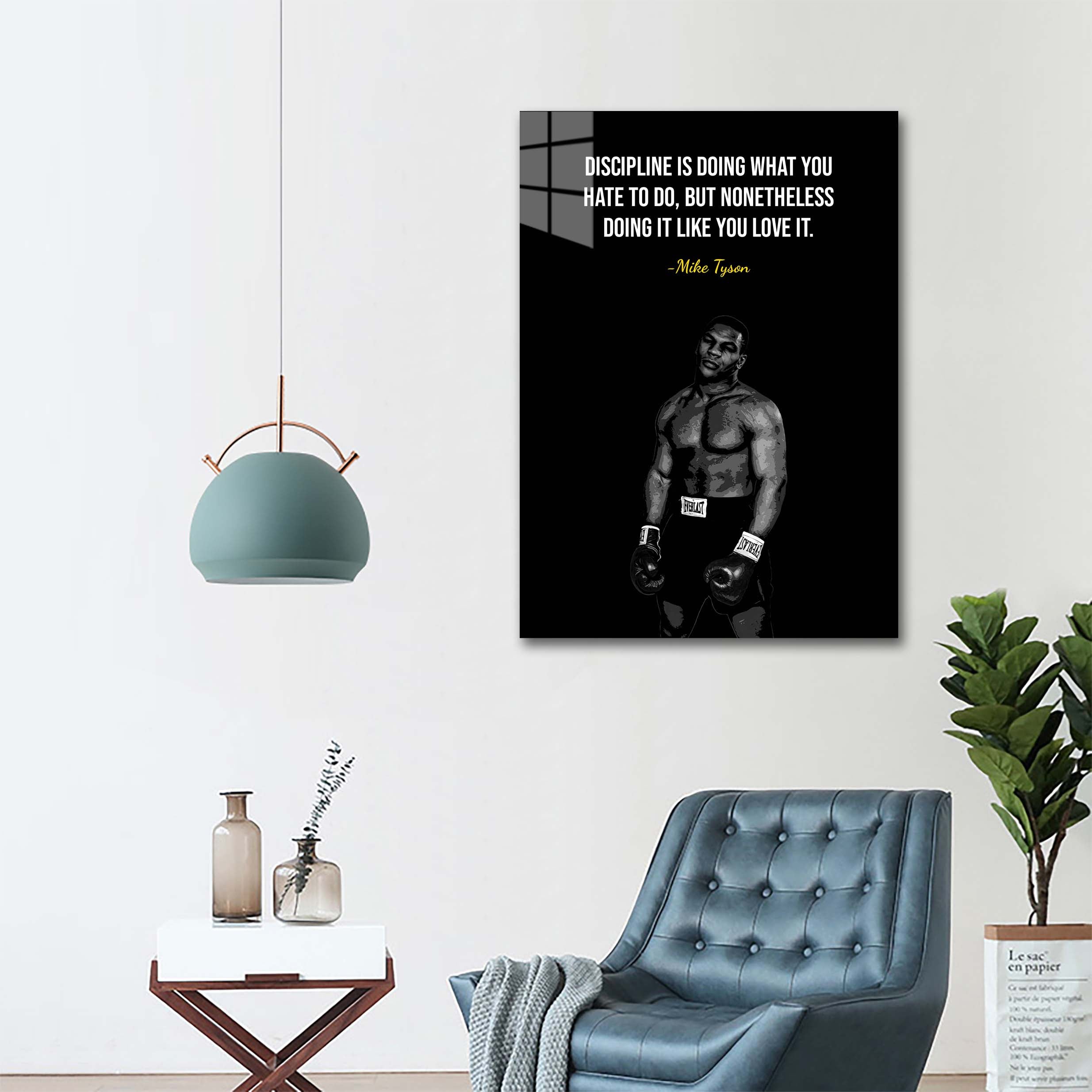 Mike Tyson quotes art-designed by @Pus Meong art
