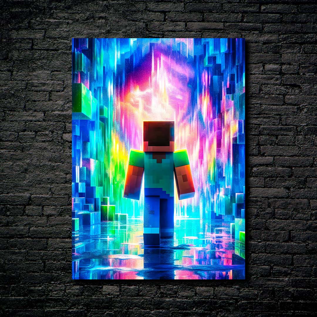 Minecraft Steve-designed by @starart_ia