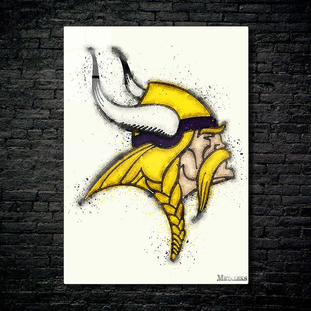 Minnesota Vikings Watercolor