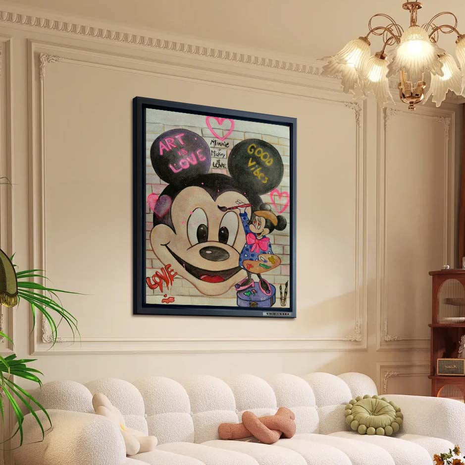 Minnie Pop Artist	- ARTWORK BY katysart.artist