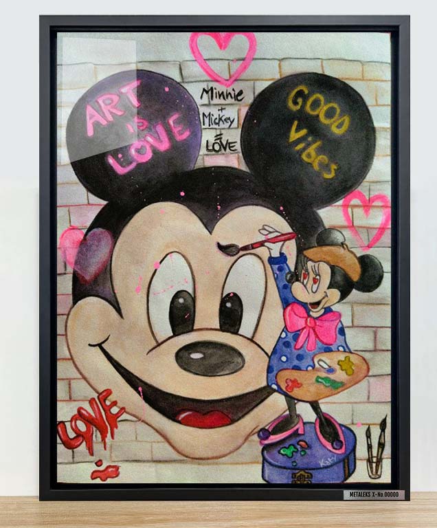 Minnie Pop Artist	- ARTWORK BY katysart.artist