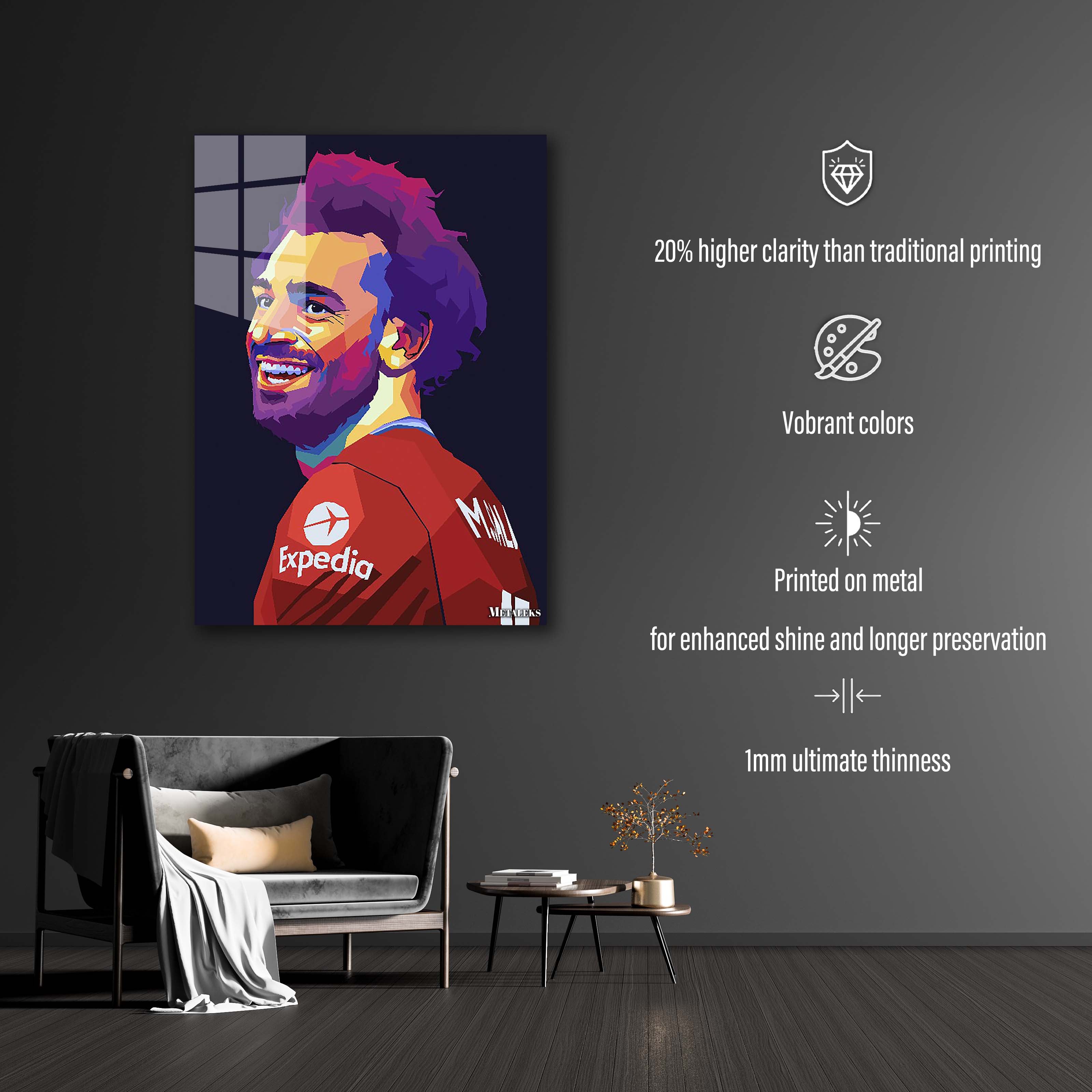 Mohamed Salah Wpap Pop Style-designed by @Azlan Xavier