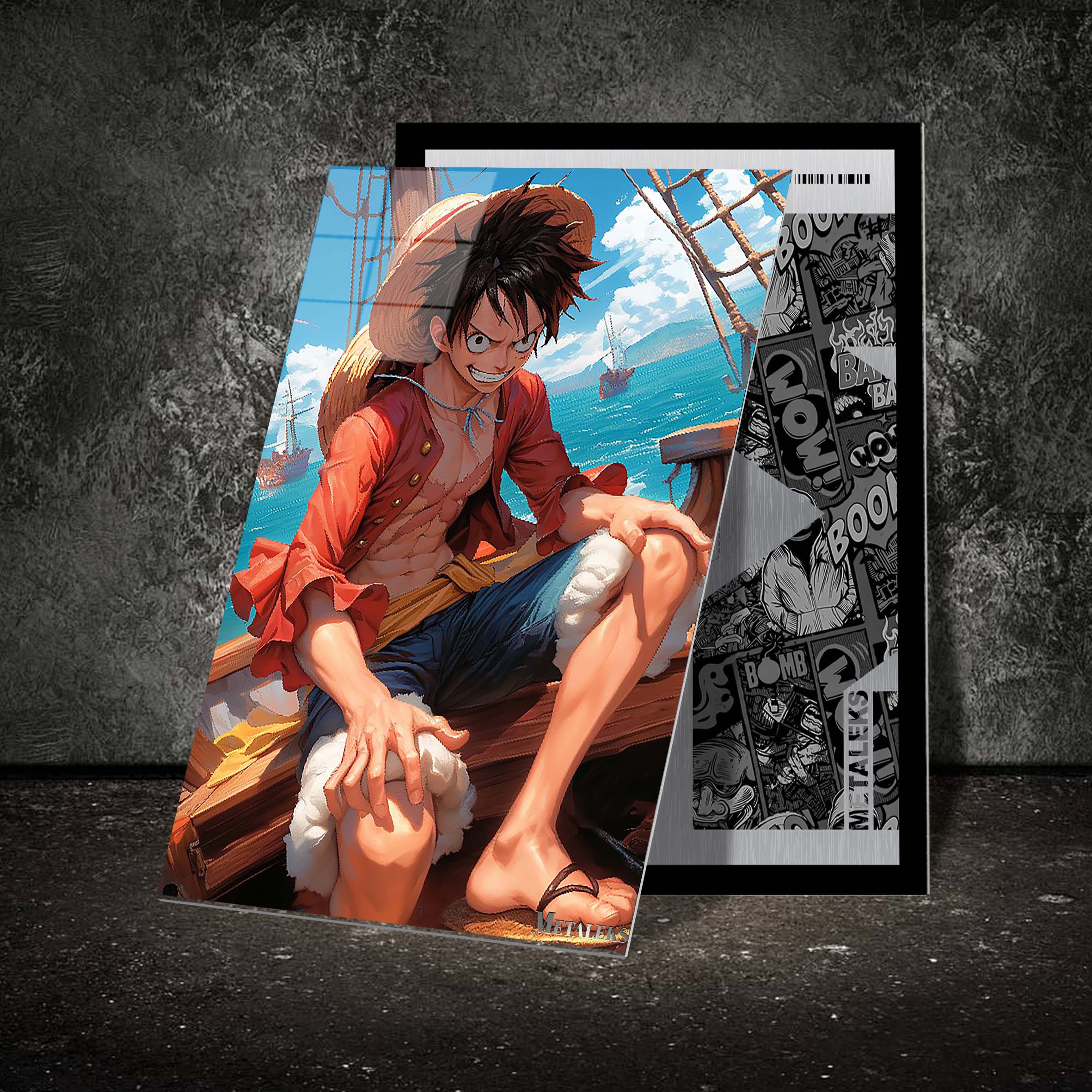 Monkay D Luffy - Anime One Piece-designed by @Staylo Art