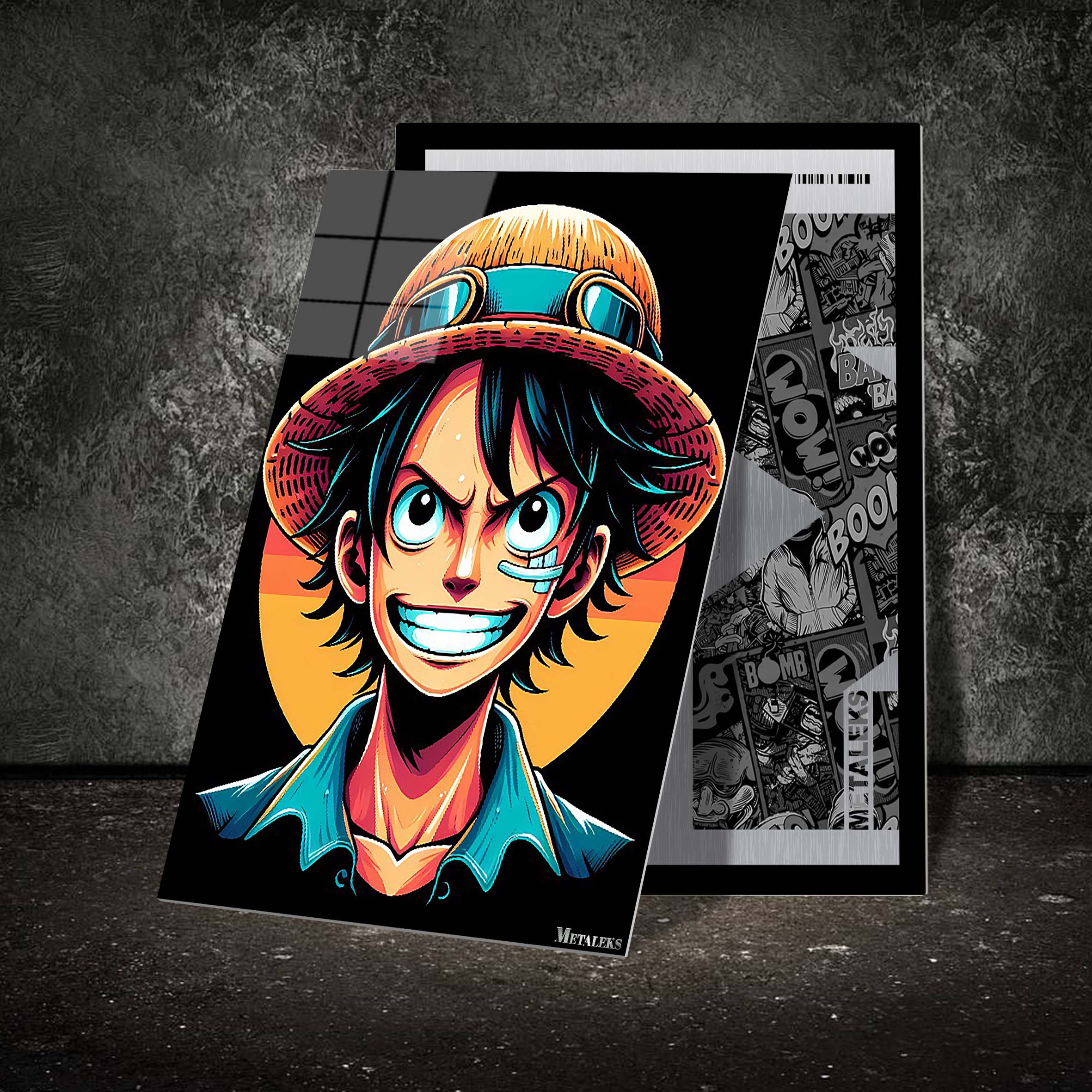 Monkey D. Luffy Smile v1-Artwork by @Lucifer Art2092