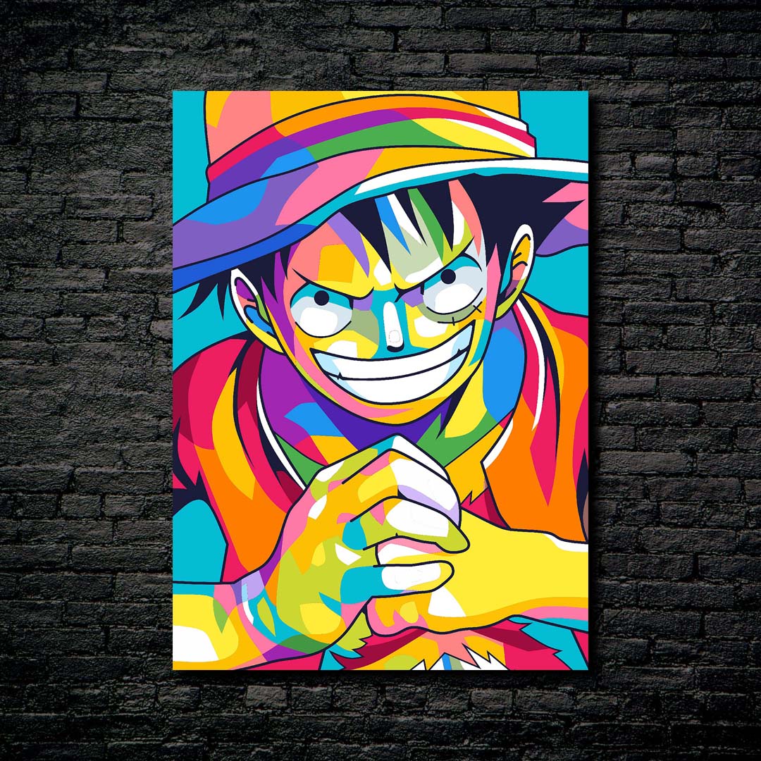 Monkey D. Luffy in WPAP Style-designed by @V Styler