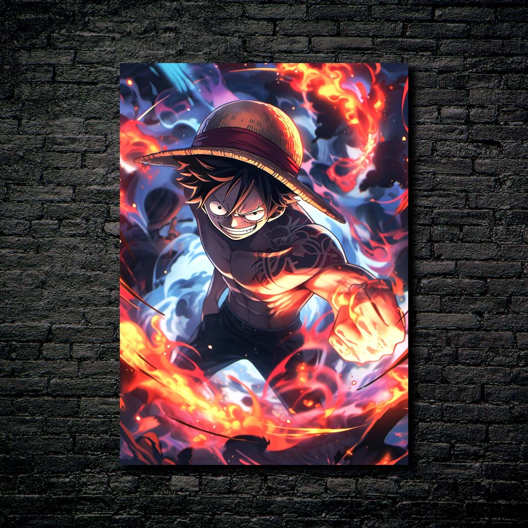 Monkey D. Luffy wallpaperi-designed by @visinaire.ai