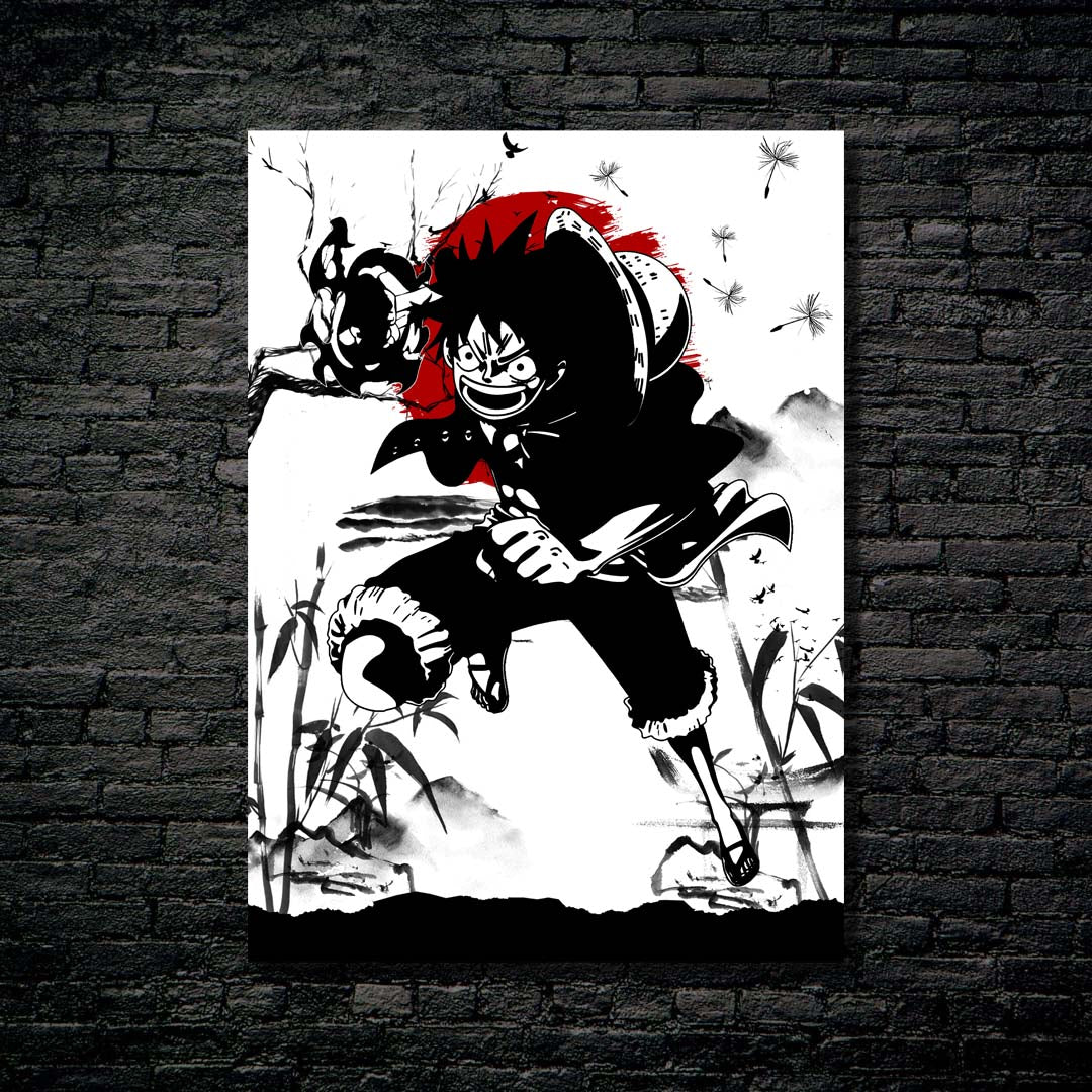 Monkey D Luffy Angry-designed by @ReskLucky