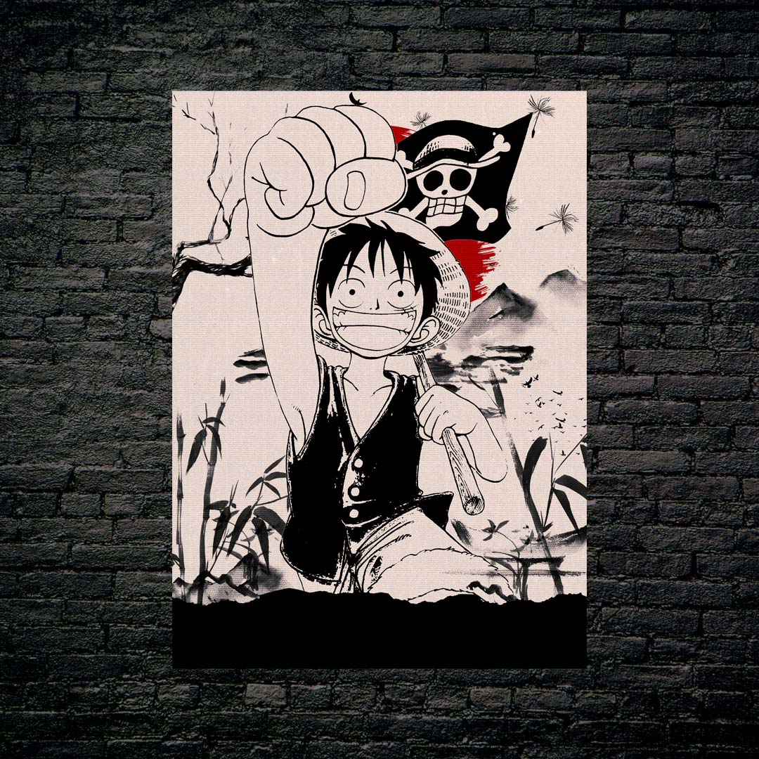 Monkey D Luffy Japanese Art