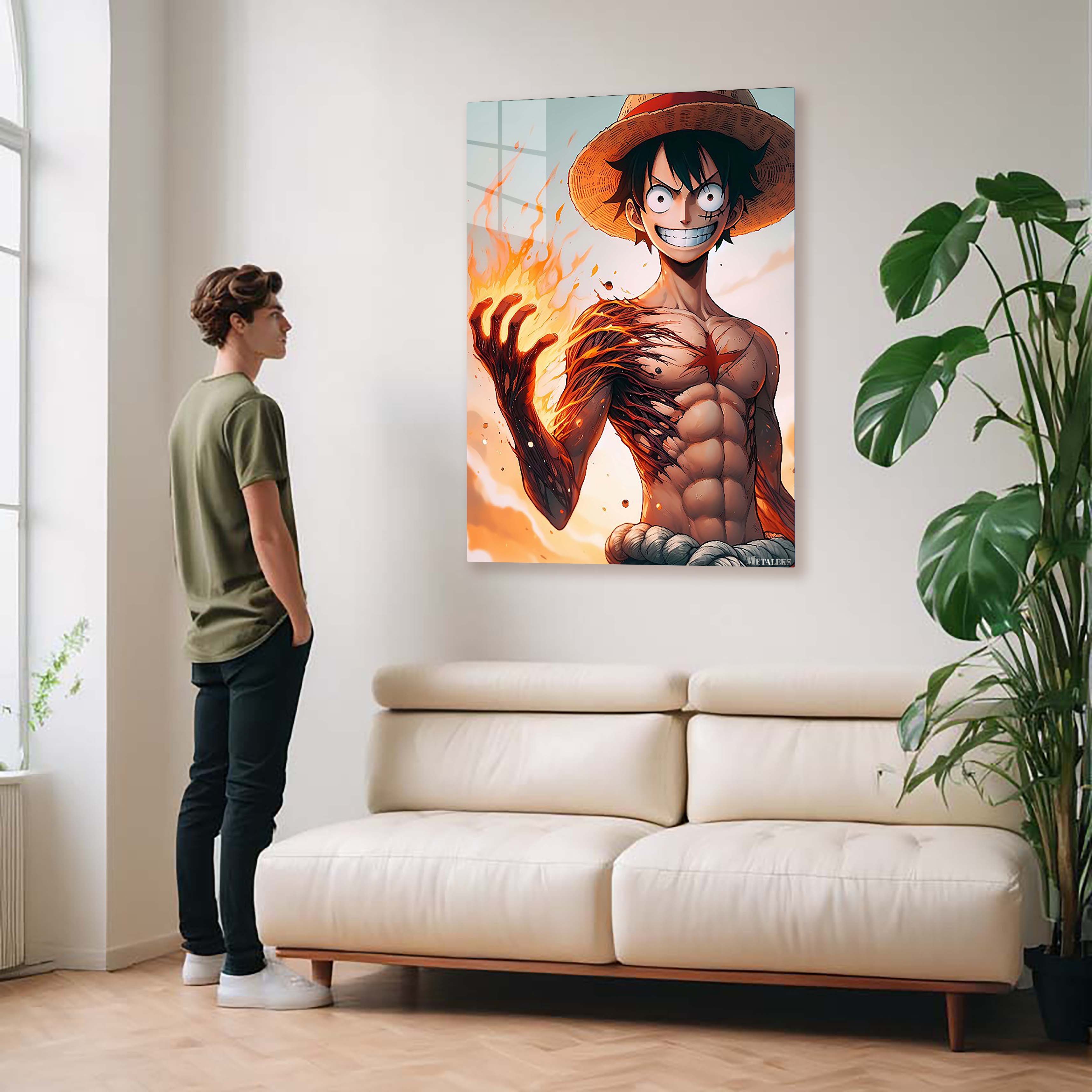 Monkey D Luffy v1-Artwork by @Lucifer Art2092