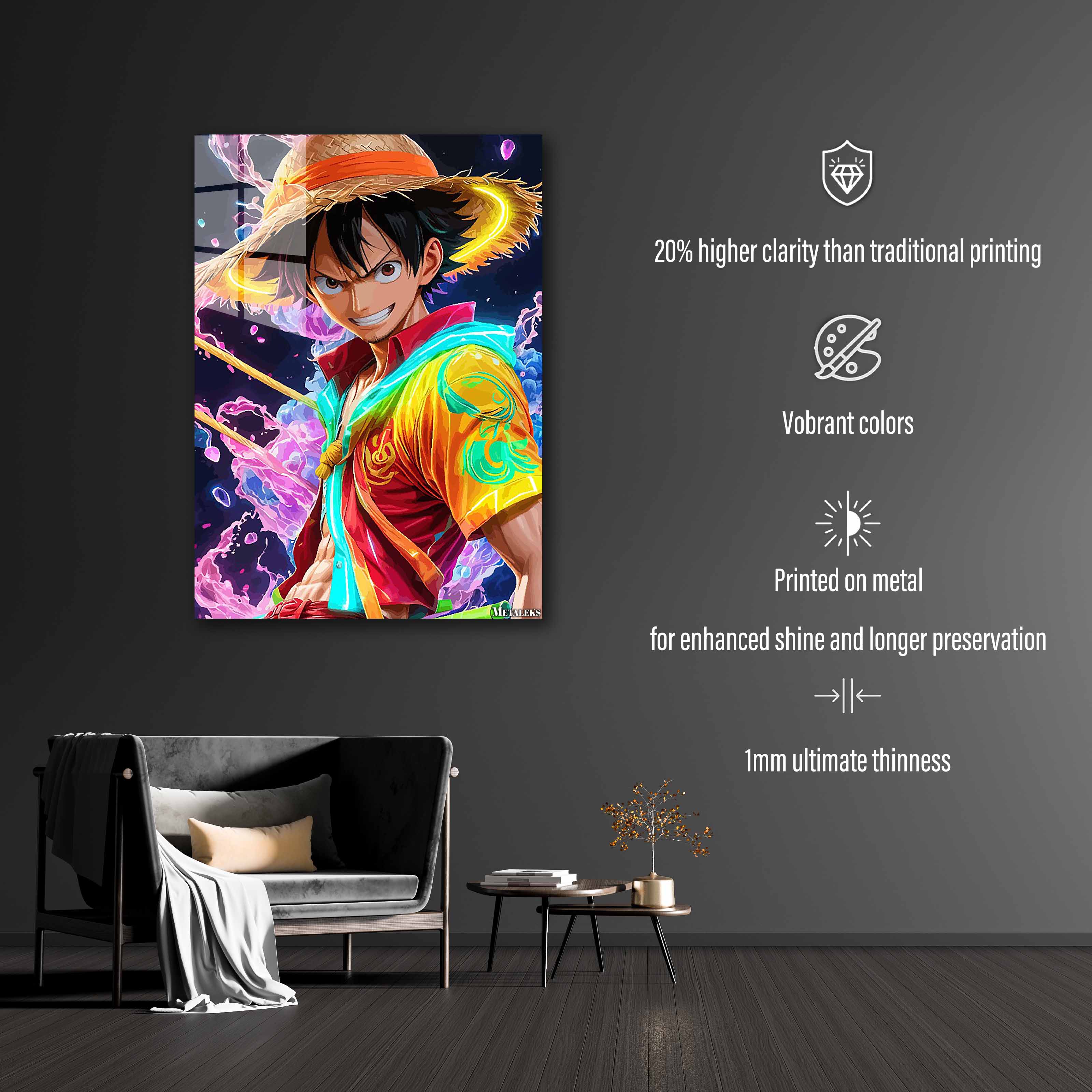 Monkey d luffy colorful theme-designed by @Sheshh