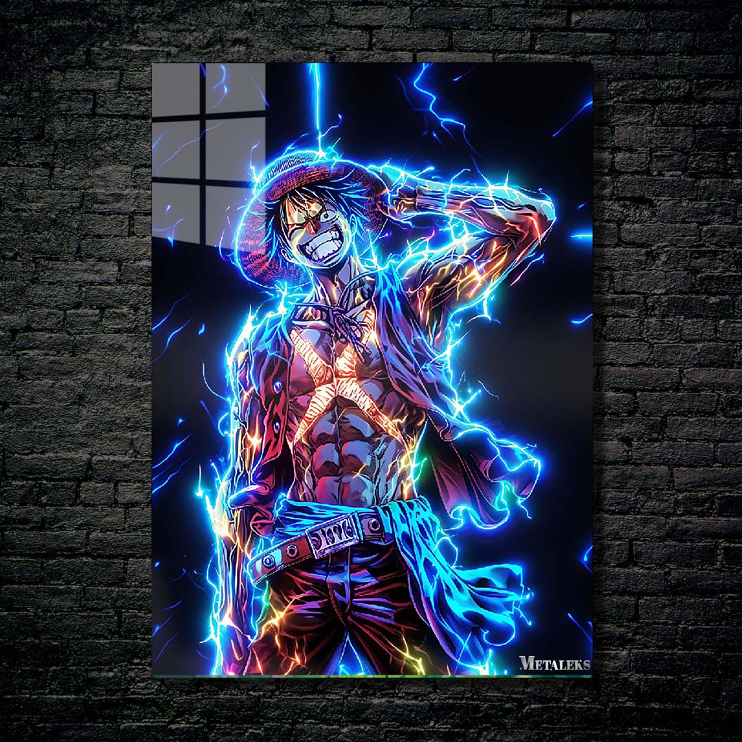 Monkey d luffy neon of one piece