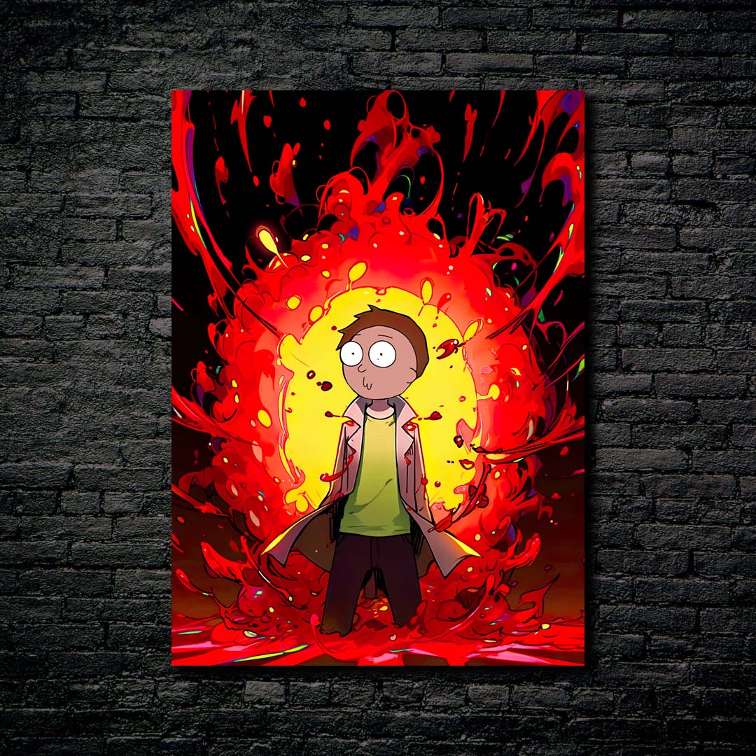 Morty Smith-designed by @An other Mid journey