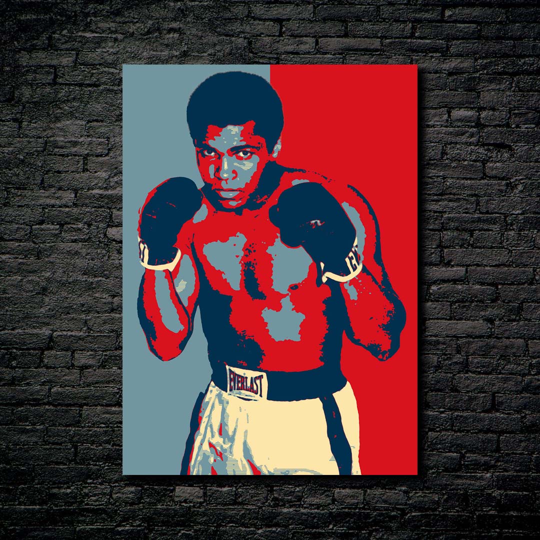 Muhammad Ali Hope Style-designed by @My Kido Art