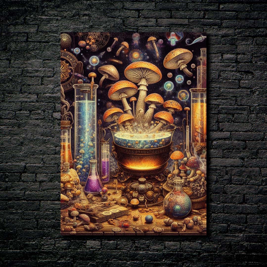 Mushrooms alchemy 2-designed by @Krizeggers
