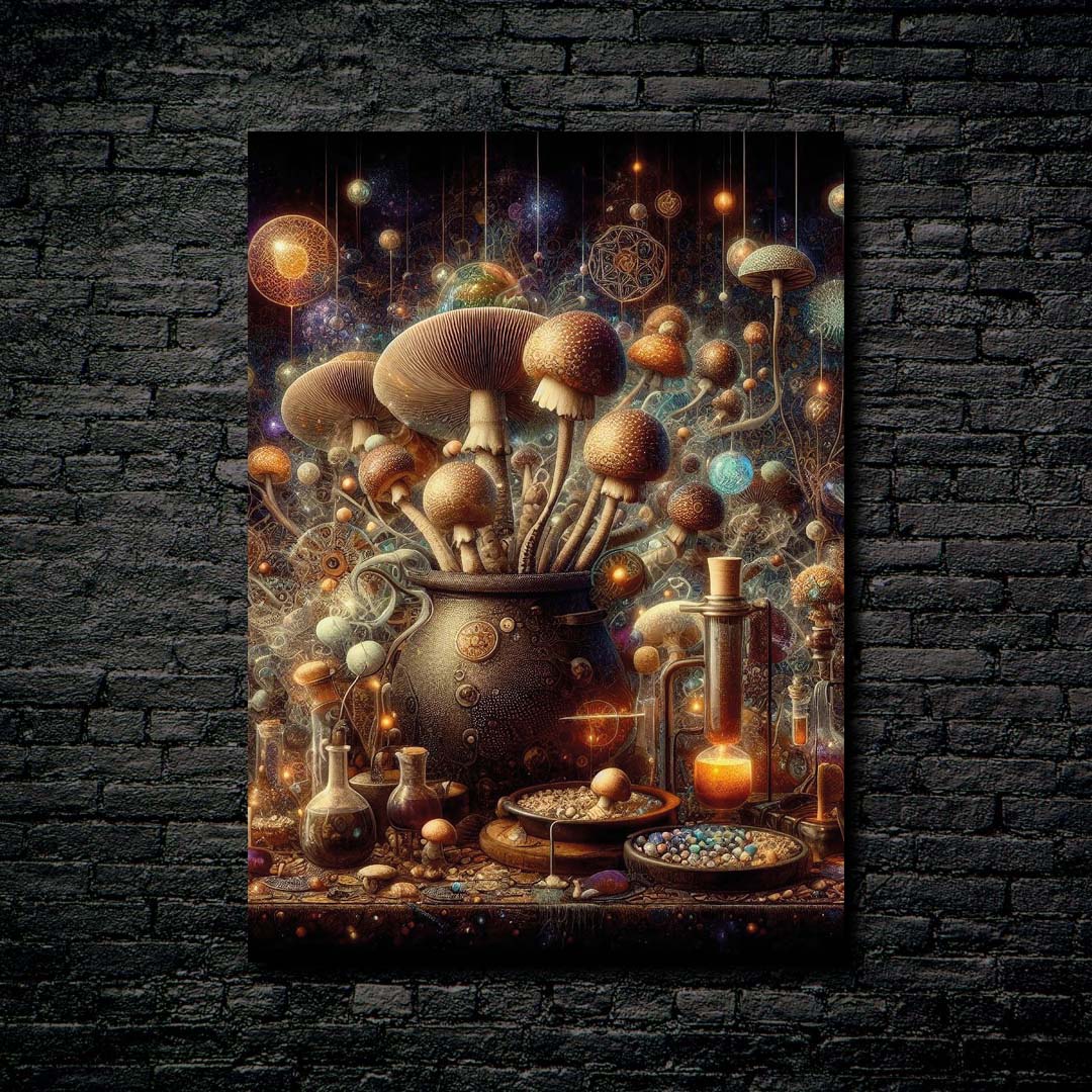 Mushrooms alchemy 3-designed by @Krizeggers
