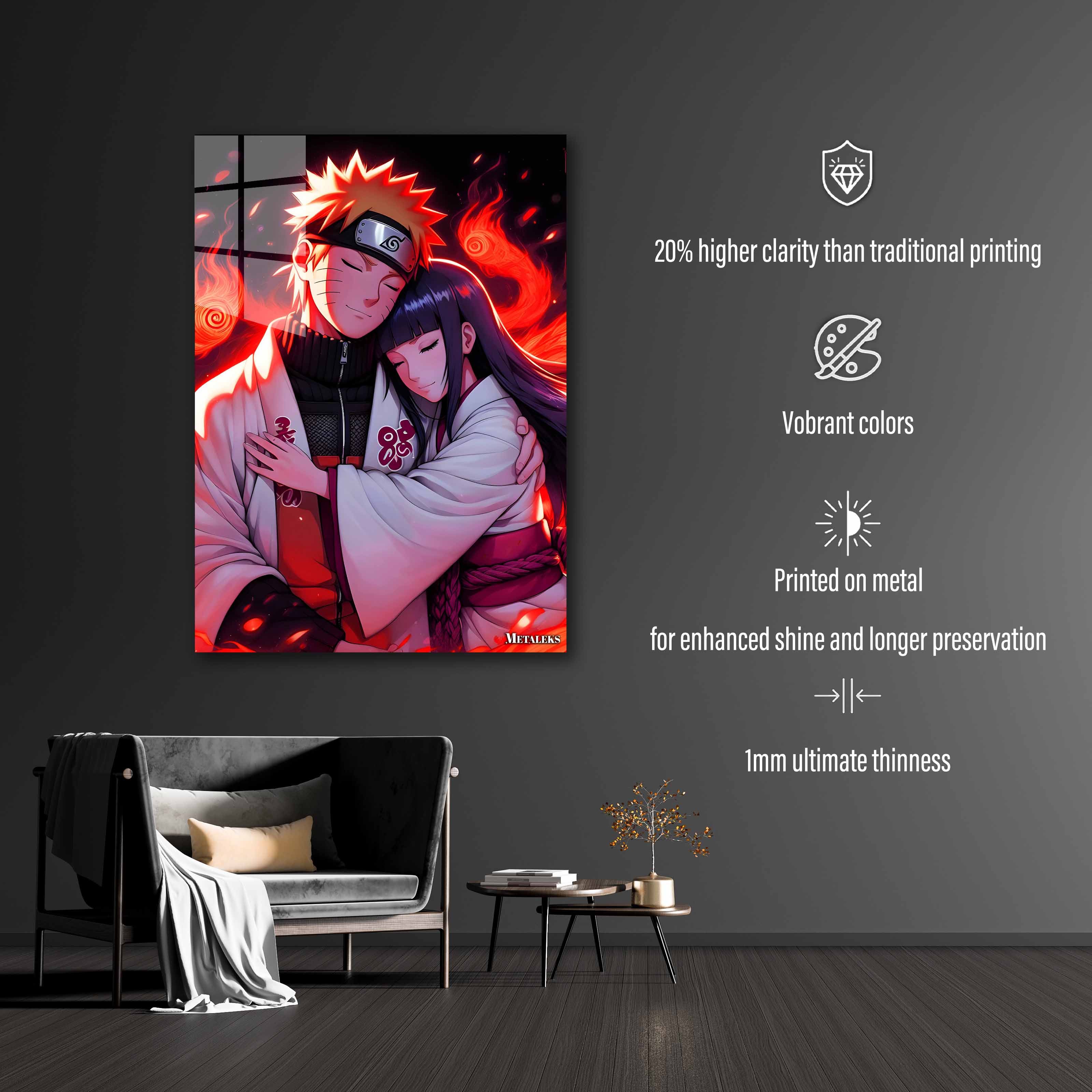 Naruto And Hinata 3-designed by @Genio Art
