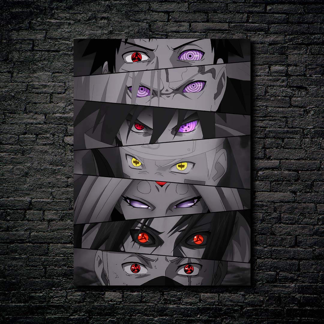 Naruto Anime Eyes-designed by @Illust Artz