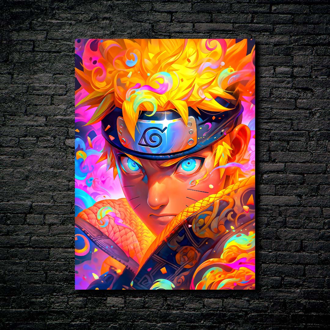 Naruto Cololorful Portrait-designed by @Freiart_mjr