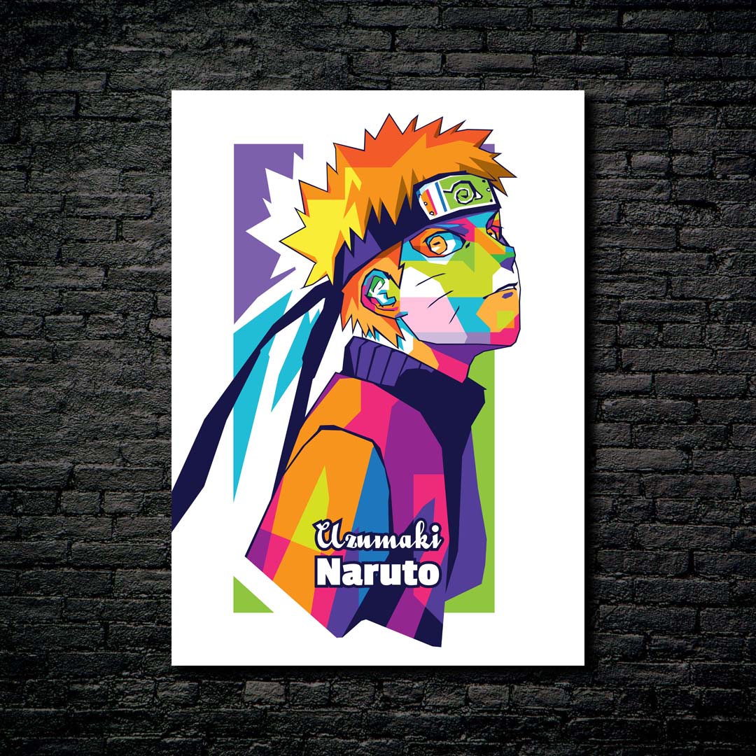 Naruto Uzumaki WPAP-designed by @V Styler