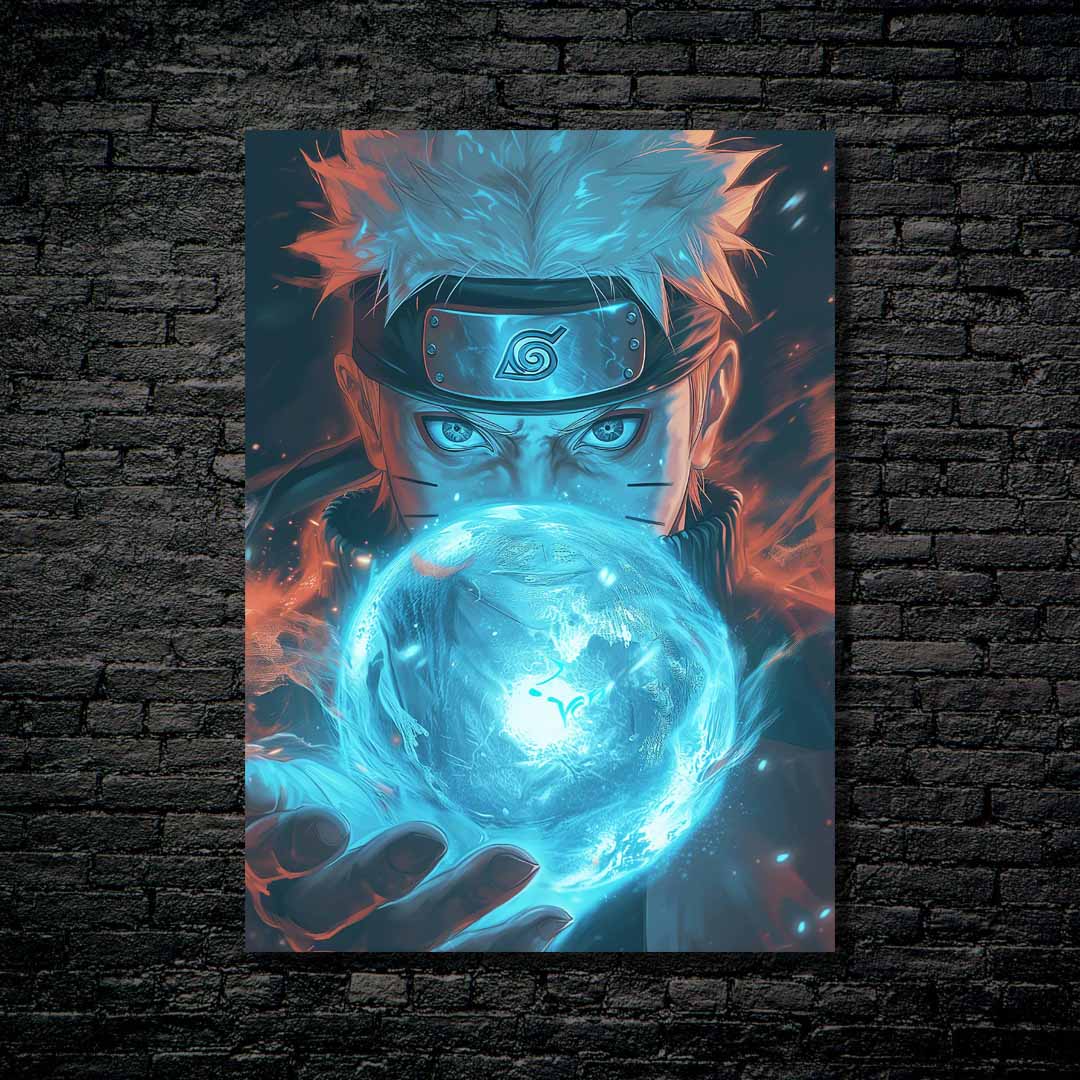 Naruto Uzumaki X Rasengan-designed by @Pixalaxy