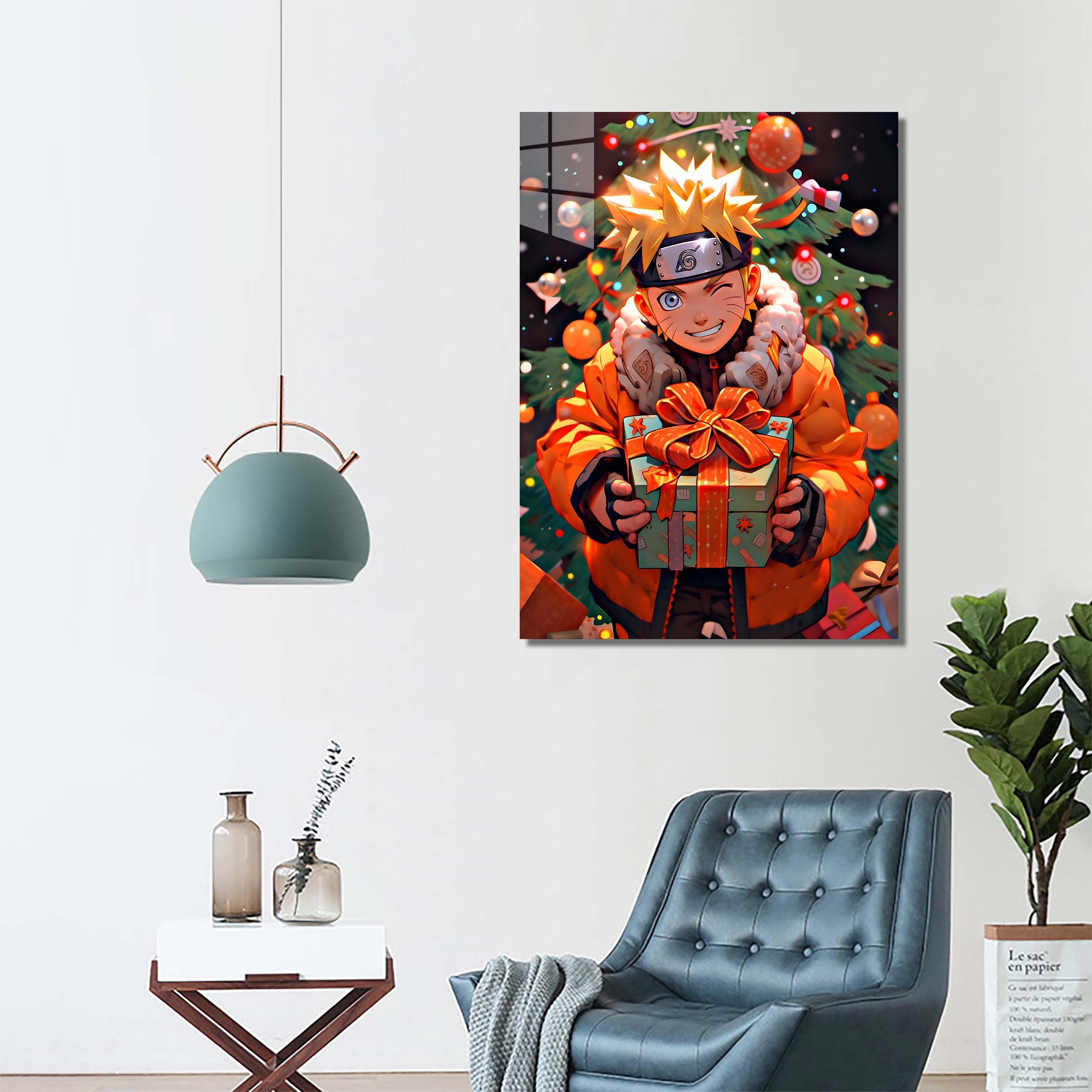 Naruto Uzumaki with gifts for Konoha Village-designed by @Vid_M@tion