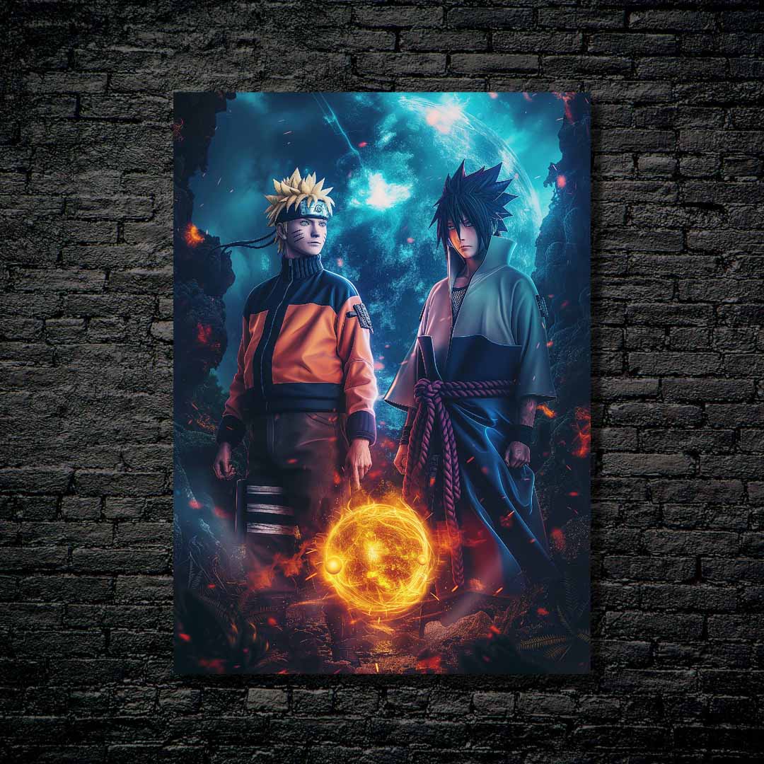 Naruto X Sasuke.RivalNS-designed by @Ai_inkdreams