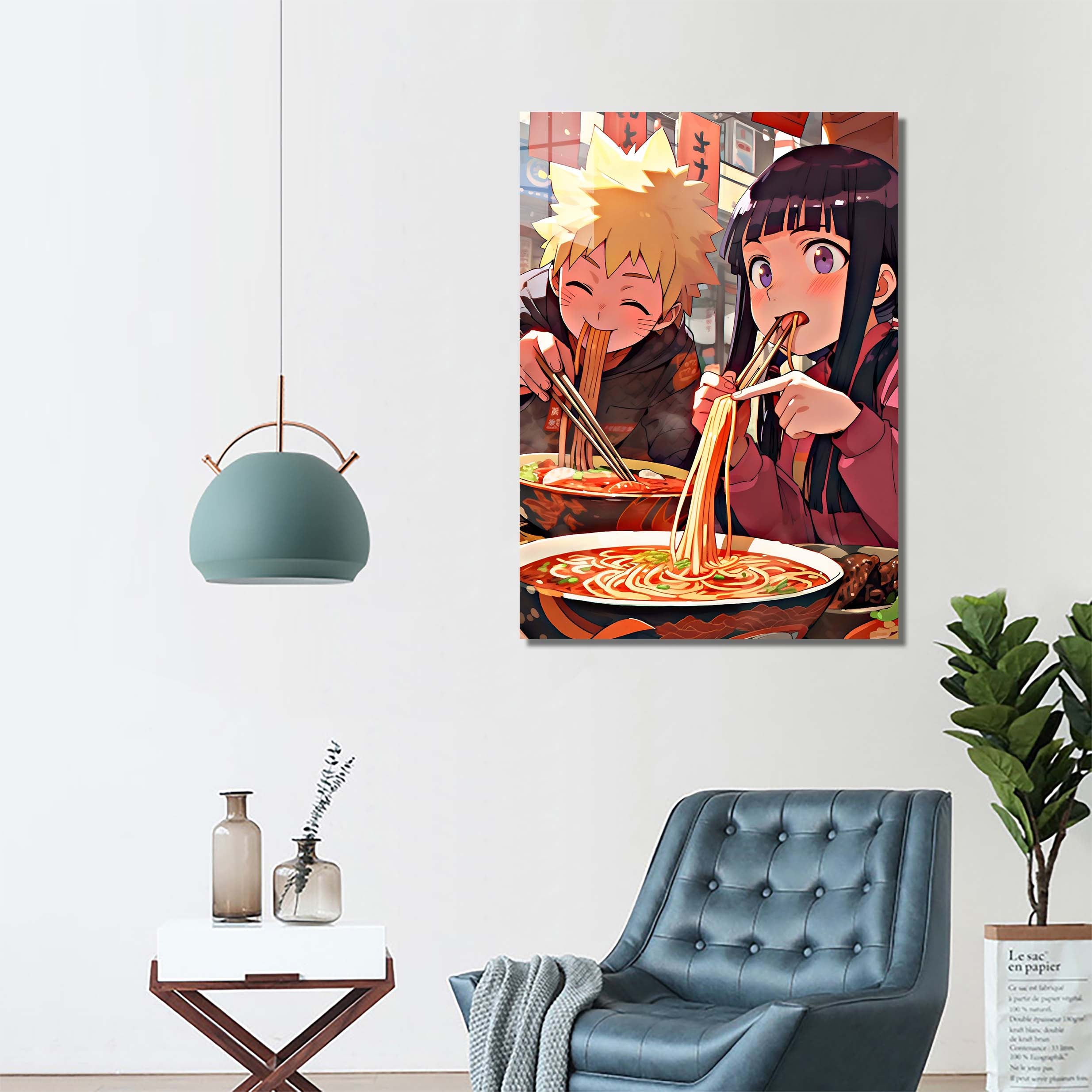 Naruto & Hinata Enjoy Ramen together-designed by @Vid_M@tion