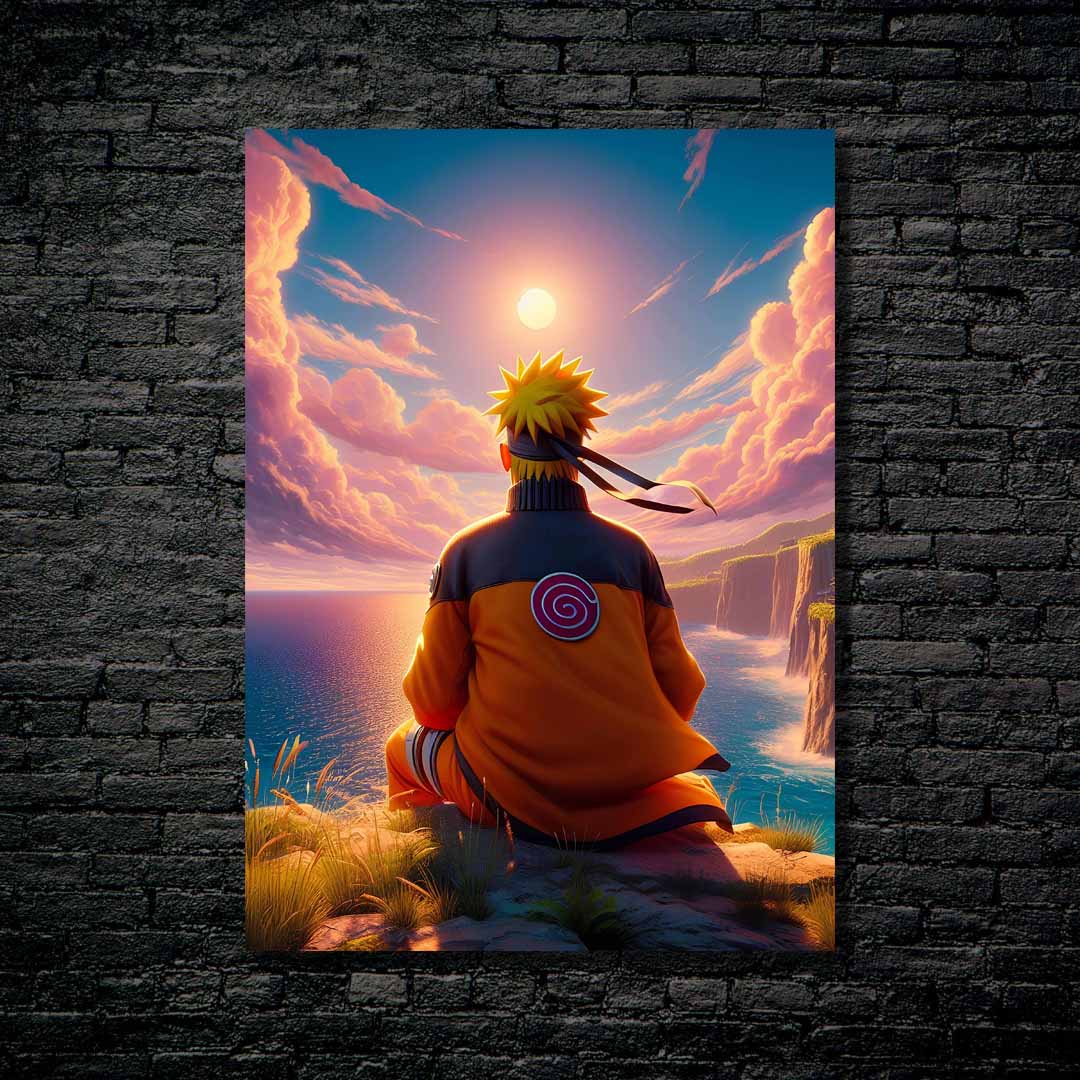 Naruto enjoying view-designed by @RITVIK TAKKAR