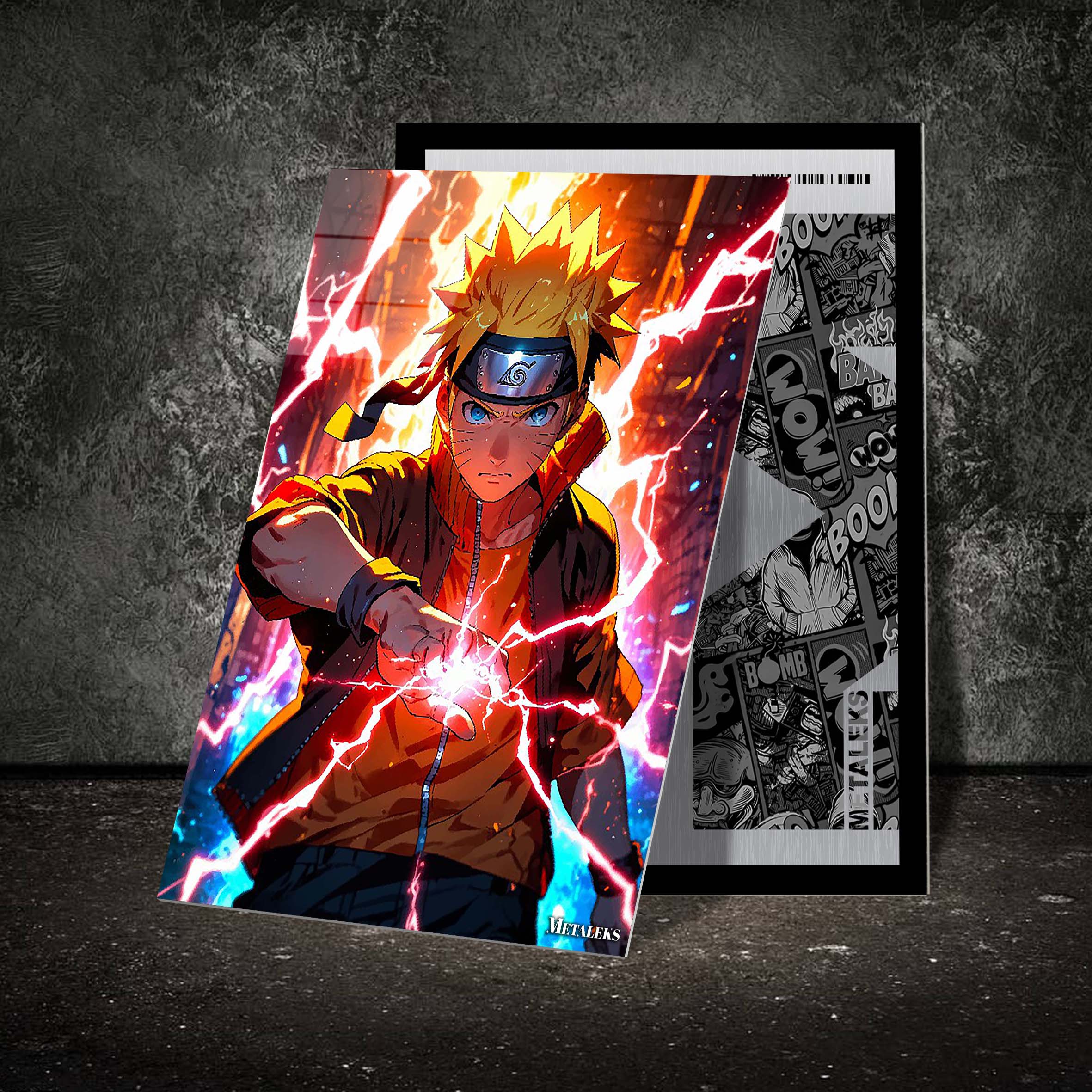 Naruto with the lightning-designed by @BuddyWish