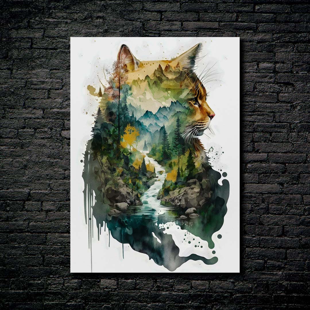 Nature cat-designed by @elzart_gallery