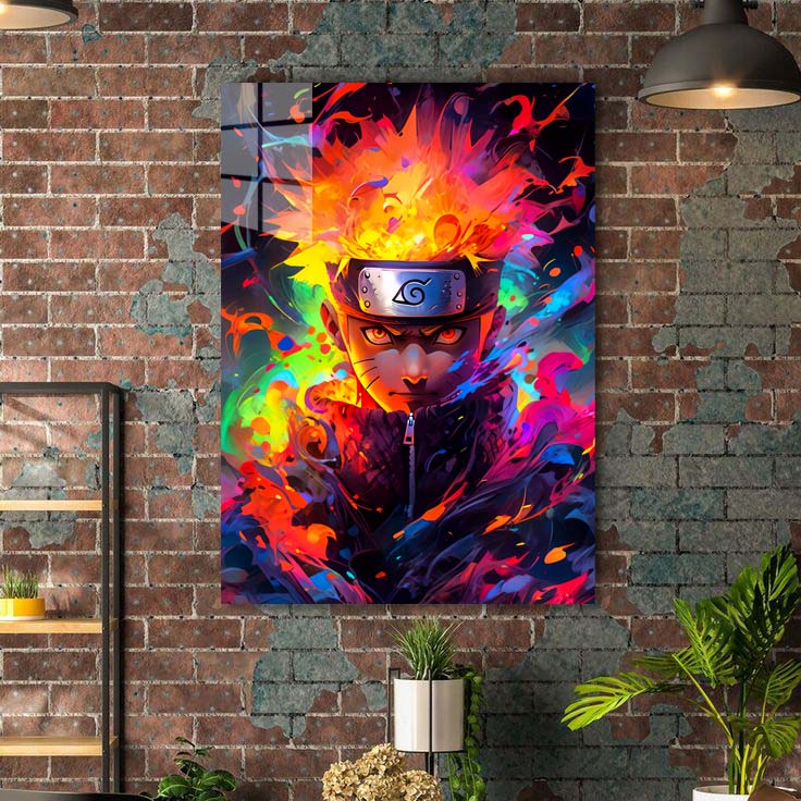 Painel Led Neon - Aldeia da Folha Naruto - Davys Creative - Artigos  Decorativos